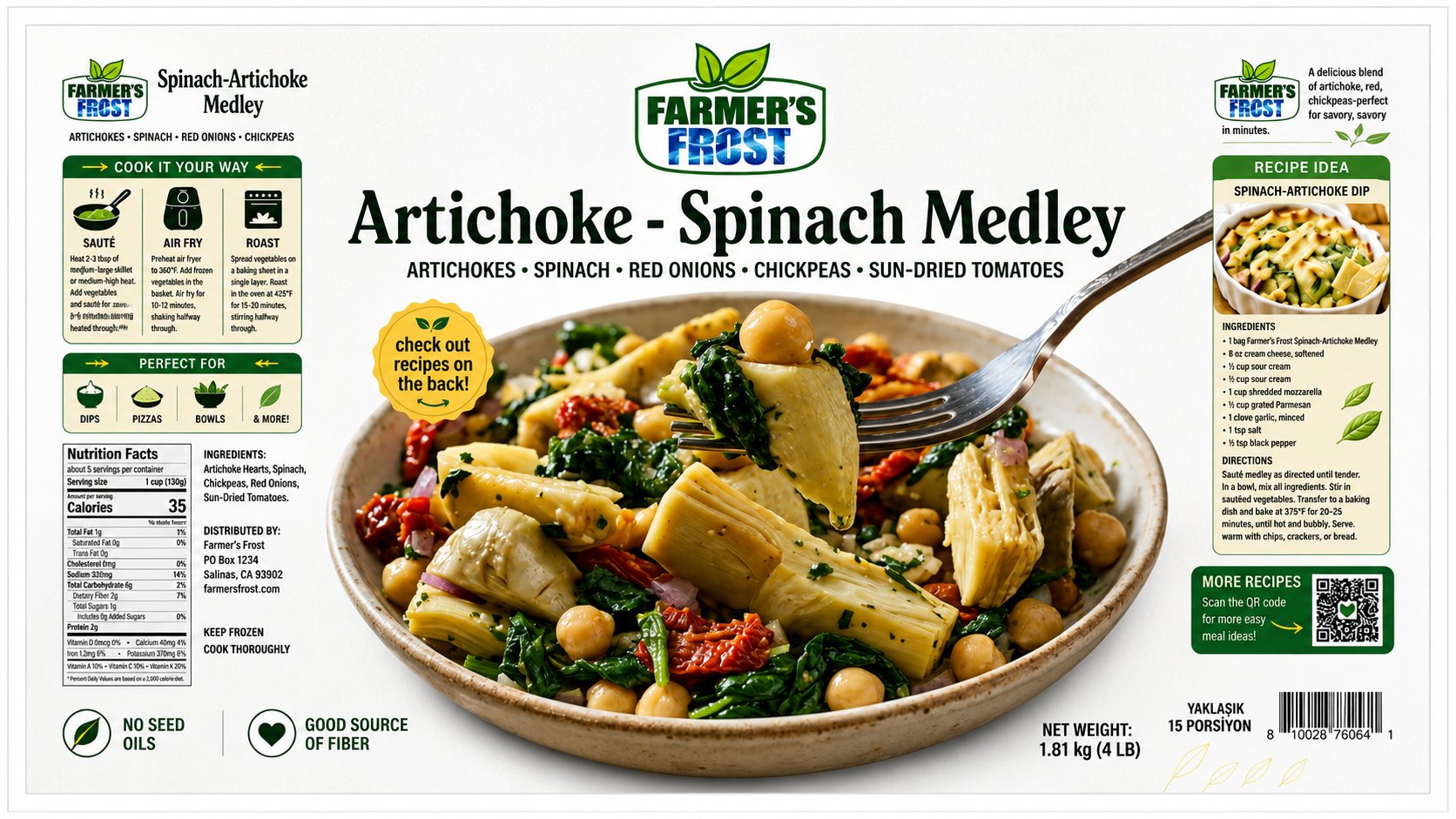 Artichoke Spinach Medley